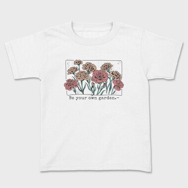 Carnation Flowers Garden, Tricou Copii