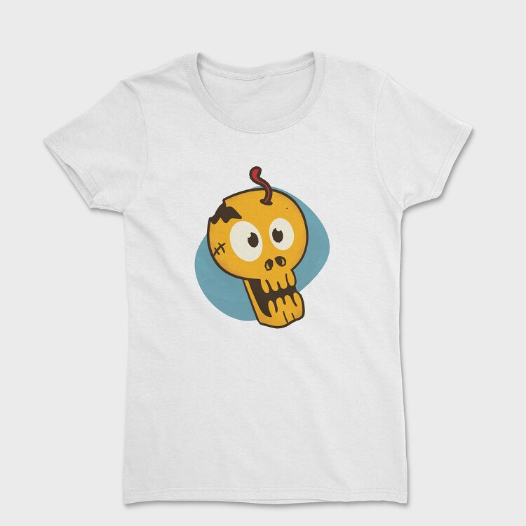 Cartoon Skull, Tricou Femei