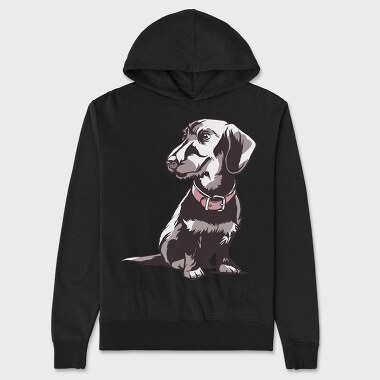 Dwarf Dachshund, Hanorac Oversize Barbati (Unisex)