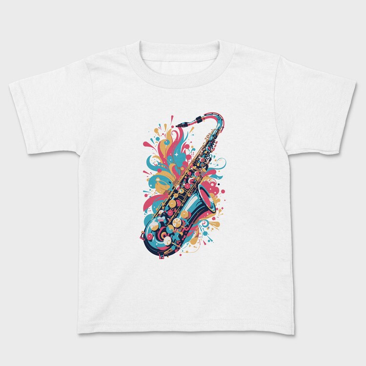 Jazz Saxophone Melody, Tricou Copii