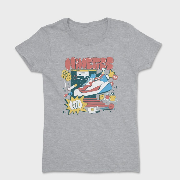 Nineties 90S Kid Retro 1, Tricou Femei
