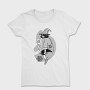 Cartoon Wizard Girl Fantasy Cool Club, Tricou Femei