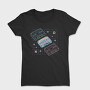 Cassette Tape Music Vaporwave Electronics, Tricou Femei