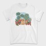 Cat And Plants, Tricou Barbati (Unisex)