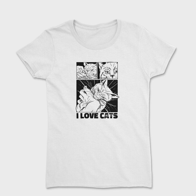 Cat Bite Comic, Tricou Femei