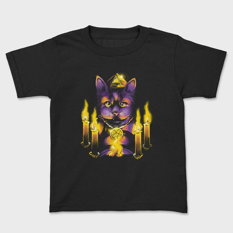 Cat Magic Candle Ritual, Tricou Copii