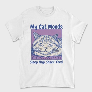 Cat Nap Mood, Tricou Barbati (Unisex)
