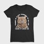 Cat Purring Happy Quote, Tricou Femei