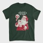 Cat Santa Claus Christmas Xmas, Tricou Barbati (Unisex)