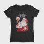 Cat Santa Claus Christmas Xmas, Tricou Femei