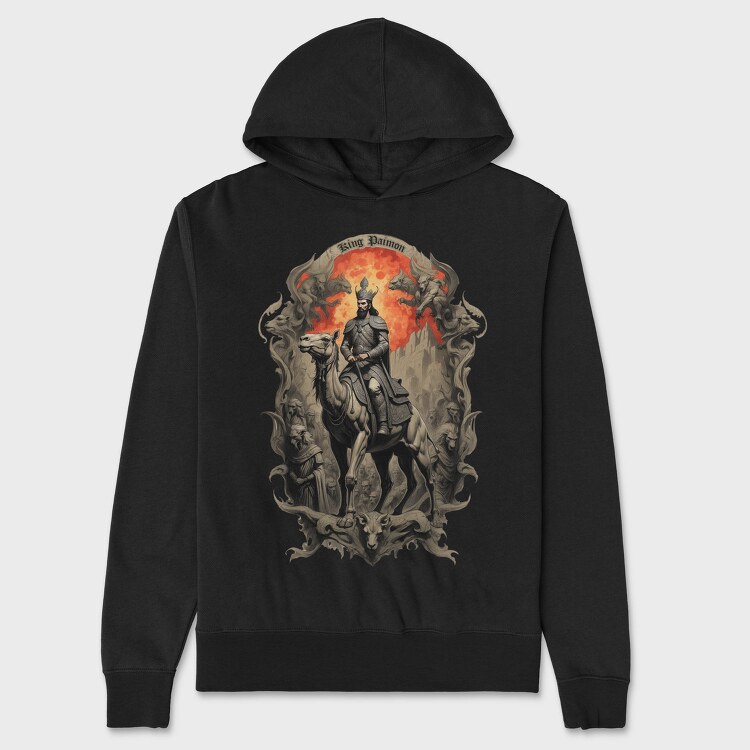 Dark King Paimon, Hanorac Oversize Barbati (Unisex)