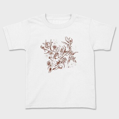 Deer Skull Nature, Tricou Copii