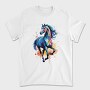 Eye Catching Watercolor Horse, Tricou Barbati (Unisex)