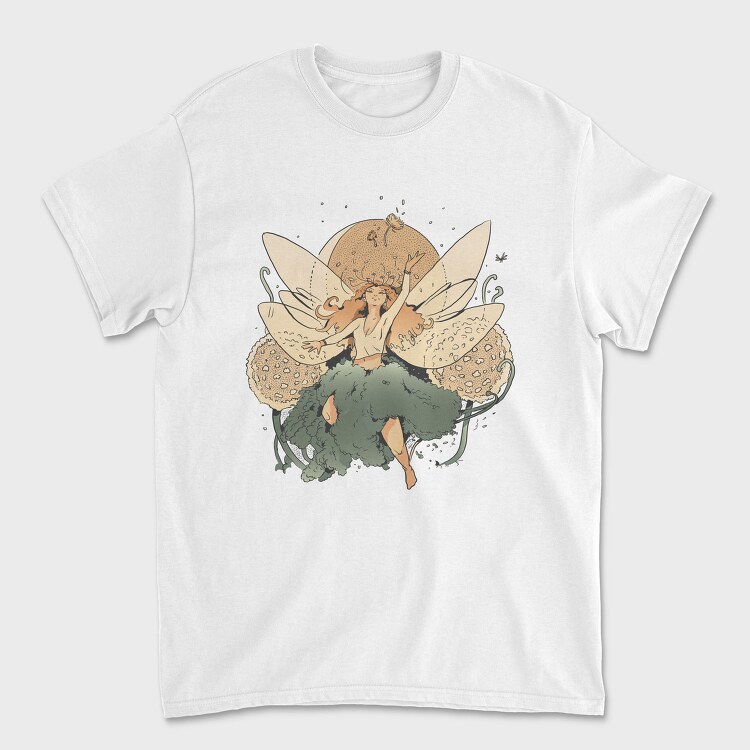 Fairy Flying In The Sky Forest Cottage, Tricou Barbati (Unisex)