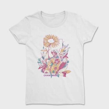 Fairy In Chamomile Flower Field Fairycore, Tricou Femei
