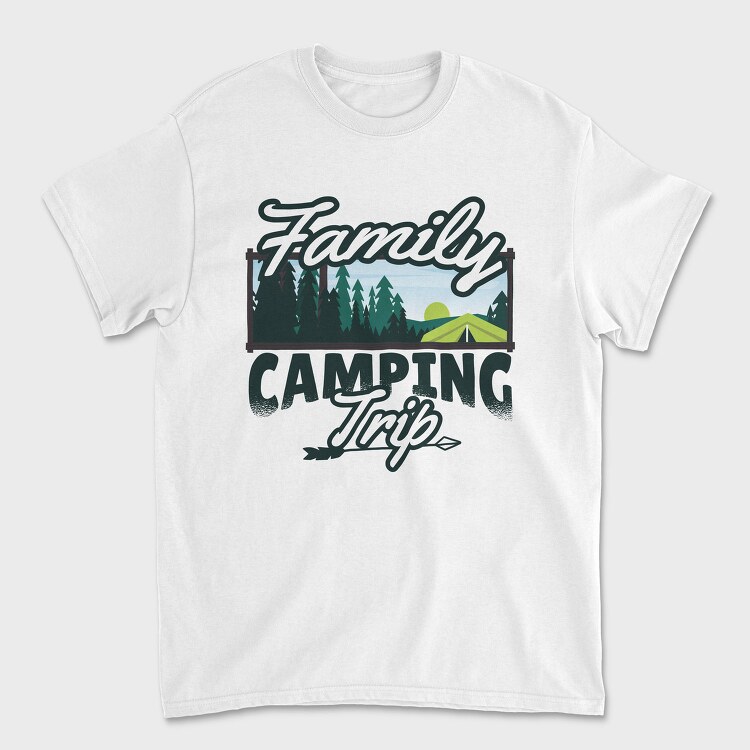 Family Camping Trip, Tricou Barbati (Unisex)