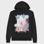 Fantasy Fairy In Flower Field Fairycore, Hanorac Oversize Barbati (Unisex)