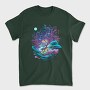 Fantasy Forest Mushroom And Trees, Tricou Barbati (Unisex)
