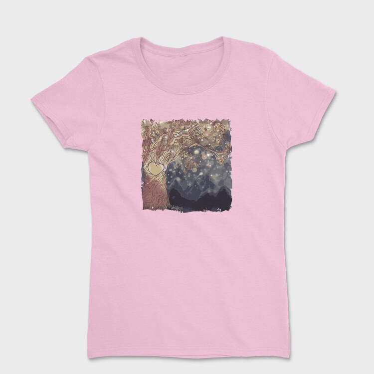 Fantasy Tree Heart, Tricou Femei