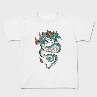 Fire Flames Dragon, Tricou Copii