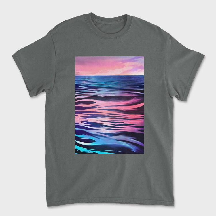 Ocean Surface Landscape Painting, Tricou Barbati (Unisex)