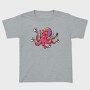 Octopus With Coffee Cups, Tricou Copii