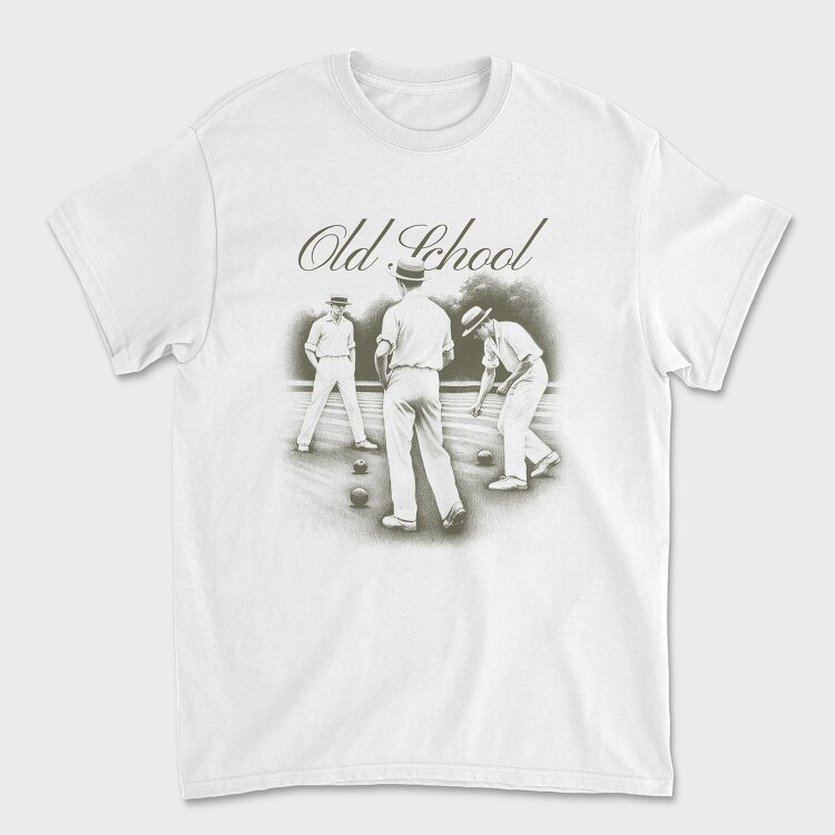 Old School Bowlers Vintage, Tricou Barbati (Unisex)