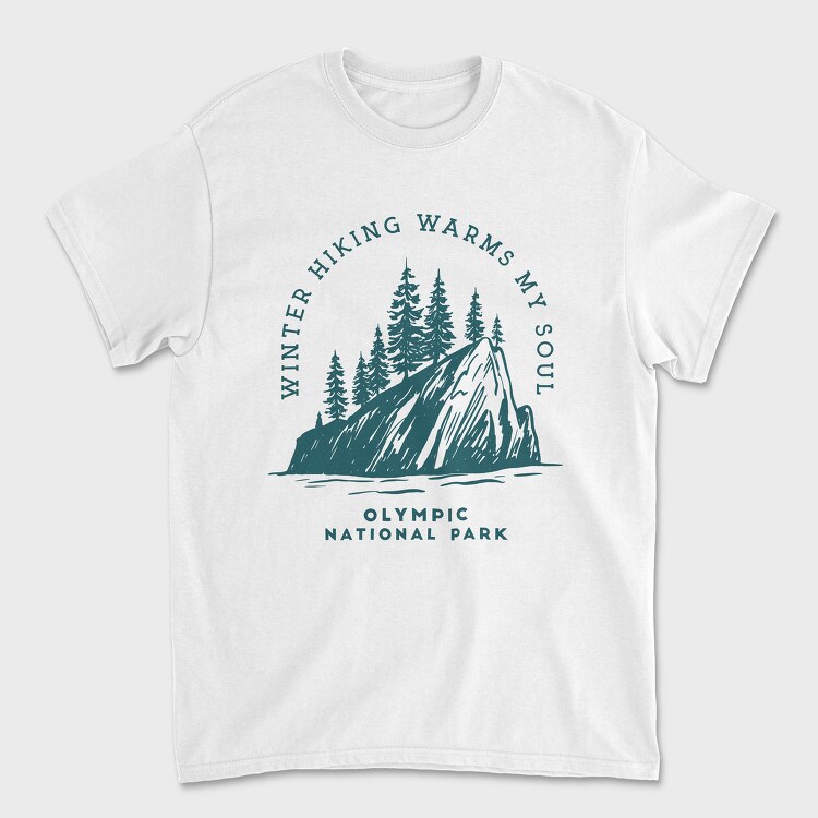 Olympic National Park Quote, Tricou Barbati (Unisex)