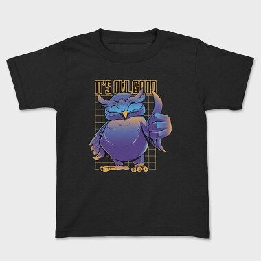 Owl Good Neon, Tricou Copii