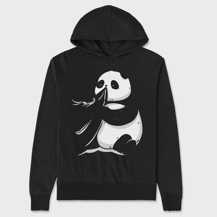 Panda Bear Animal Eating Shirt Cute, Hanorac Oversize Barbati (Unisex)