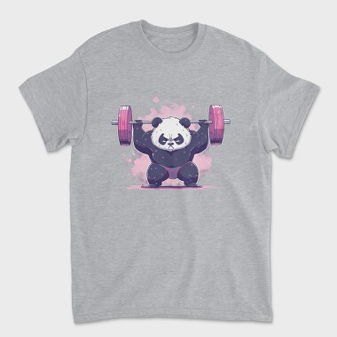 Panda Lifting Weights, Tricou Barbati (Unisex)