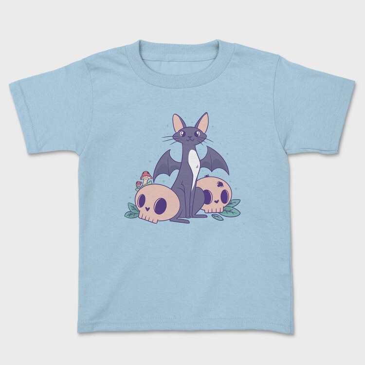 Pastel Goth Bat Cat Cute, Tricou Copii