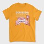 Depresso Coffee Quote, Tricou Barbati (Unisex)