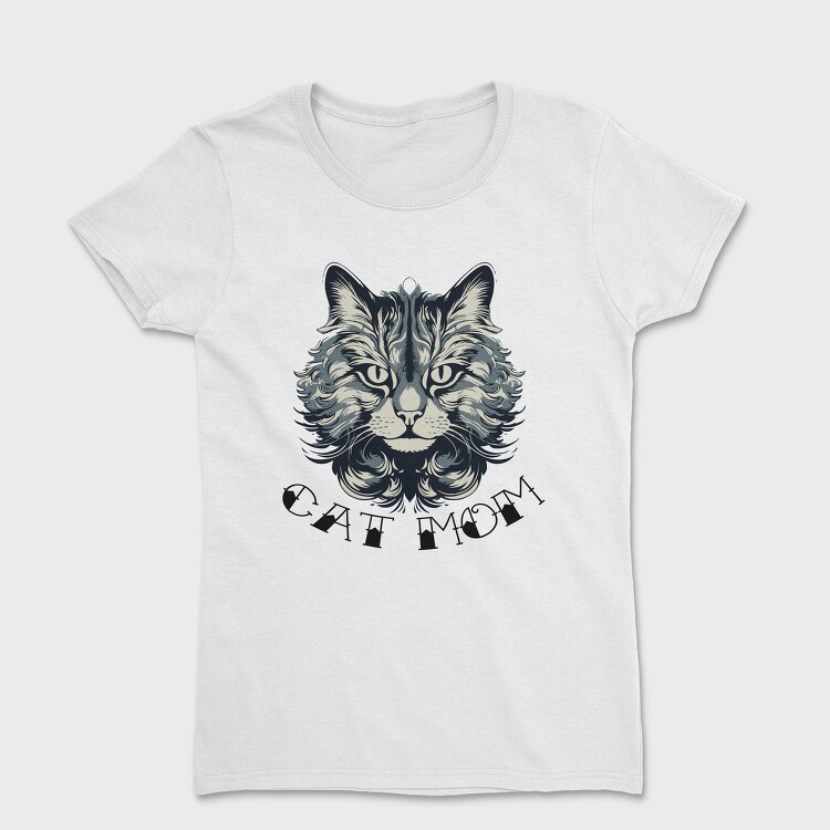Detailed Cat Mom, Tricou Femei