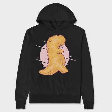 Dino Nugget, Hanorac Oversize Barbati (Unisex)