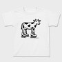 Funny Cow In Skate Rollers, Tricou Copii