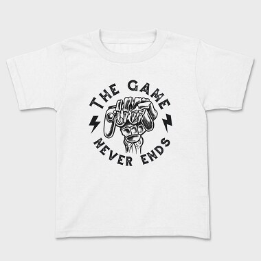 Funny Gaming Quote Skeleton Hand, Tricou Copii