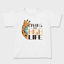 Funny Giraffe Quote High Life, Tricou Copii