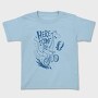 Funny Giraffe Riding Bicycle Back To Shcool, Tricou Copii