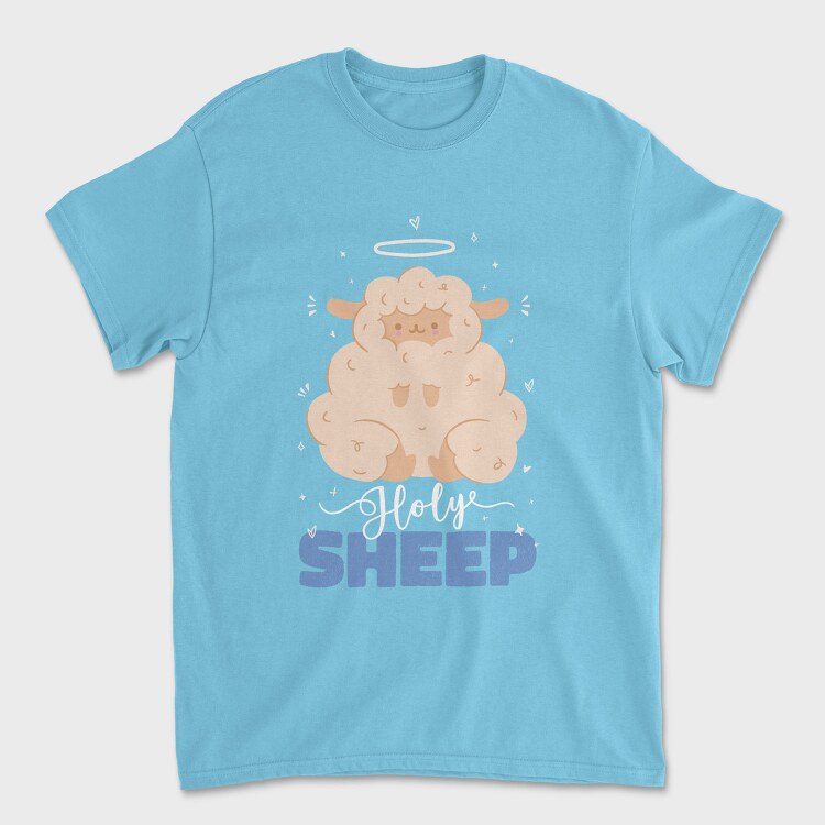 Funny Holy Sheep, Tricou Barbati (Unisex)