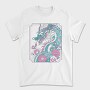 Floral Dragon Peranaken, Tricou Barbati (Unisex)