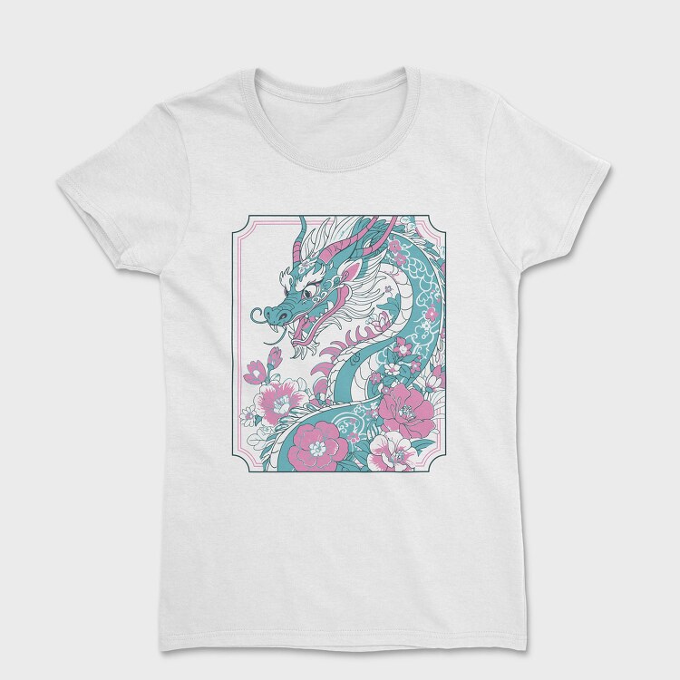 Floral Dragon Peranaken, Tricou Femei