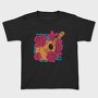 Flower Guitar Uke Flowers, Tricou Copii
