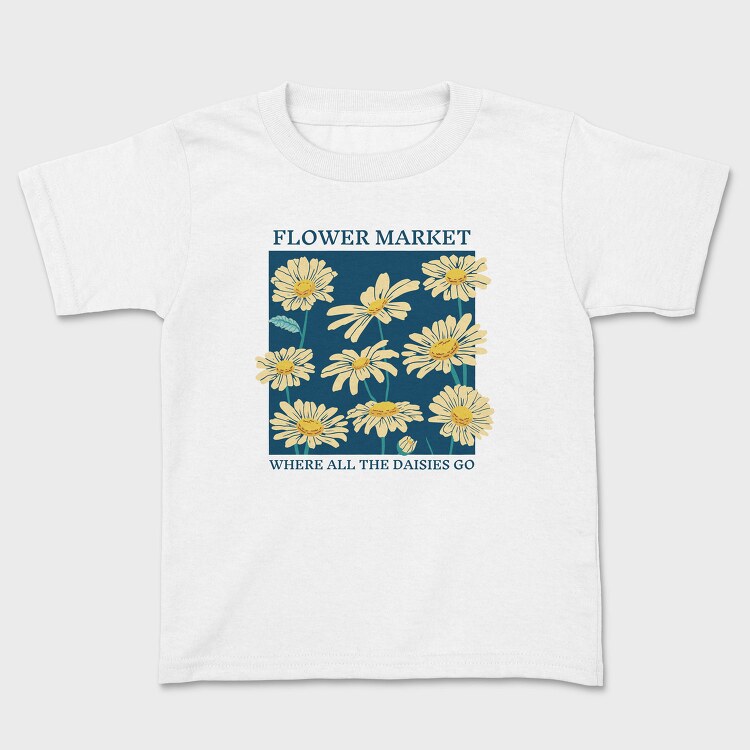 Flower Market Daisies, Tricou Copii