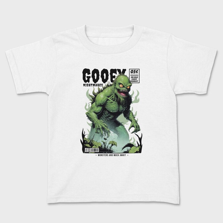 Gooey Monster Comic Goey Trend, Tricou Copii
