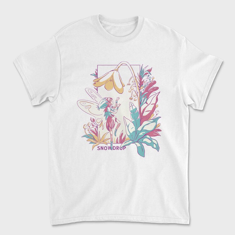 Small Fairy With Flowers Fairy Core 05, Tricou Barbati (Unisex)