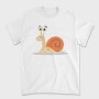 Snail Smile, Tricou Barbati (Unisex)