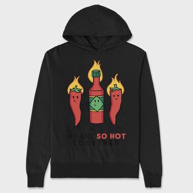 Spicy Hot Food, Hanorac Oversize Barbati (Unisex)