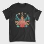 Spiritual Woman Metaverse Colorful Illustration, Tricou Barbati (Unisex)