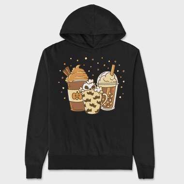 Spooky Coffees, Hanorac Oversize Barbati (Unisex)